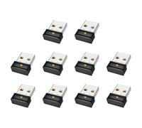 Fiorky 10pcs Souris Jiggler Indétectable USB Mouse Mover avec Bouton de Commutation, Mini Mouse Mover Jiggler Indétectable USB Automatique Mouse Jiggler Maintient Le Voyant éveillé pour