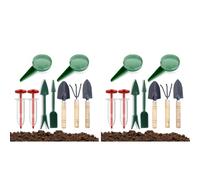 Fiorky 18 PCS Greed Spreder, Dispensateur de graines Ensemble pour Les Petites graines, Les semis manuels de Main de Poing Dibber, Sought Helper Set Plastic Seed Swower Spreper Multi-distante