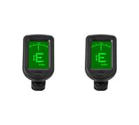 Fiorky 2 pièces 3 V bouton batterie basse violon ukulélé accordeur chromatique écran LCD numérique à clipser accordeur de tonalité pour guitare/basse/violon/ukulélé de réglage chromatique