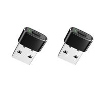 Fiorky 2 pièces Mini simulateur de Mouvement de Souris Bouton Marche/arrêt USB Mouvement Automatique Curseur Shaker indétectable maintient éveillé pour Ordinateur