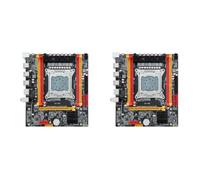Fiorky 2 pièces X79 Carte mère d'ordinateur NVME M.2 SSD LGA 2011 processeurs d'ordinateur Prise en Charge de la mémoire DDR3 4 * Interface SATA2.0 6 * Interface USB2.0 adaptée processeur