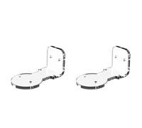 Fiorky 2Pack Supports muraux en Acrylique sans perçage ni perçage, Installation adhésive Universelle, Support de caméra Stable, Compatible avec Eufy Security Indoor Cam S350, Support Mural