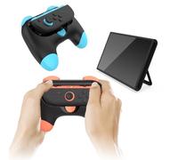 Fiorky 2pcs Switch 2 joy-con poignées à main gauche + support de support du support de contrôleur droit ABS Contrôleur ABS GamePad Hand Grip Hand pour Switch 2 Joy Con
