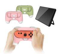 Fiorky 2pcs Switch 2 joy-con poignées à main gauche + support de support du support de contrôleur droit ABS Contrôleur ABS GamePad Hand Grip Hand pour Switch 2 Joy Con