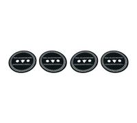 Fiorky 4 pièces entretoise de Joint d'espacement en Silicone 0,9 mm entretoise de réglage Noir Trident/Adaptateur Nab entretoise pour magnétophones à Bobine à Bobine, Disque de réglage de