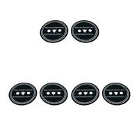 Fiorky 6 pièces entretoise de Joint d'espacement en Silicone 0,9 mm entretoise de réglage Noir Trident/Adaptateur Nab entretoise pour magnétophones à Bobine à Bobine, Disque de réglage de