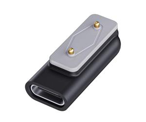 Fiorky Adaptateur USB C Type C Convertisseur de câble de Charge Chargeur de Montre à Angle Droit Adaptateur magnétique Chargeur de Montre pour Smsung Galaxy Fit 3/Hawei Watch Fit 3 2