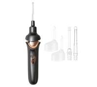 Fiorky Affiche d'élimination de l'oreille électrique avec légers et 5 têtes de remplacement lavables et câble de chargement USB, nettoyeur d'oreille sûr et doux, adapté aux enfants et au net