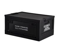 Fiorky Boîte de rangement pliable, boîte de rangement de camping de 20 L, organisateur de coffre extérieur, bac de rangement pliable de grande capacité, planche à découper multifonctionnelle