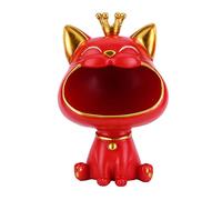 Fiorky Boîte de Rangement pour Chat à Grande Bouche, boîte de Rangement pour Figurines de Chat en résine, Statue de Chat Porte-Bonheur, décoration créative, Statue de Chat à Grande Bouche