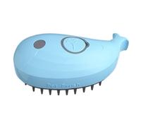 Fiorky Brosse de bain pour chien avec jet d'eau électrique, brosse à poils de chat pour le lavage, brossage, peigne de toilettage rechargeable for USB pour animaux à poils courts et longs (b