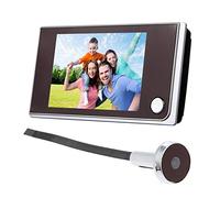 Fiorky Caméra de porte électronique numérique LCD 3,5 pouces avec visionneuse de judas à 120 degrés