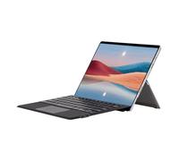 Fiorky Clavier sans Fil Bluetooth 5.1 7 Couleurs LED rétro-éclairé Trackpad Clavier magnétique Rechargeable Multi-Touch Trackpad pour Mcrosoft Surface Pro 3/4/5/6/7