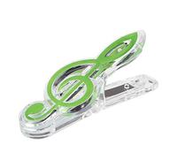 Fiorky Clip de page de livre de support de support de musique en plastique, pince à papier de lettre de note de musique en plastique support de feuille de piano papeterie