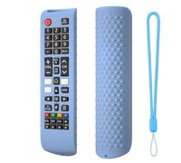 Fiorky Coque de Protection en Silicone pour télécommande Sam-Sung Smart TV BN59-01315A 01315B, Coque antidérapante, résistante aux Chocs, Housse de Protection avec Cordon, Lavable