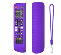 Fiorky Coque de Protection en Silicone pour télécommande Sam-Sung Smart TV BN59-01315A 01315B, Coque antidérapante, résistante aux Chocs, Housse de Protection avec Cordon, Lavable