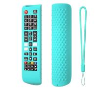 Fiorky Coque de Protection en Silicone pour télécommande Sam-Sung Smart TV BN59-01315A 01315B, Coque antidérapante, résistante aux Chocs, Housse de Protection avec Cordon, Lavable