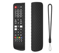 Fiorky Coque de Protection en Silicone pour télécommande Sam-Sung Smart TV BN59-01315A 01315B, Coque antidérapante, résistante aux Chocs, Housse de Protection avec Cordon, Lavable