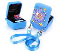 Fiorky Étui de Protection en Silicone pour Bitzee Digital Pet Skin avec Cordon de Transport, étui de Transport, résistant aux Chocs, Anti-Chute, Impression Alimentaire 3D pour Bitzee,étanche