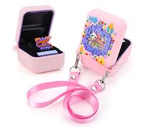 Fiorky Étui de Protection en Silicone pour Bitzee Digital Pet Skin avec Cordon de Transport, étui de Transport, résistant aux Chocs, Anti-Chute, Impression Alimentaire 3D pour Bitzee,étanche