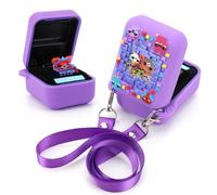 Fiorky Étui de Protection en Silicone pour Bitzee Digital Pet Skin avec Cordon de Transport, étui de Transport, résistant aux Chocs, Anti-Chute, Impression Alimentaire 3D pour Bitzee,étanche