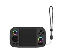 Fiorky Étui de Protection en Silicone résistant aux Chocs, Anti-Rayures, Coque de Protection avec lanière, Coque Souple pour Console de Jeu Portable Anbrnic RG Cube