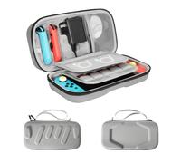 Fiorky Étui de Transport Compatible avec Nntend Switch/Switch OLED Grand Sac de Rangement pour Console Anti-Rayures Sac Voyage Antichoc Coque Rigide pour Console Nntendo Switch Accessoires