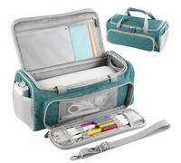 Fiorky Étui de Transport pour Cricut Joy Xtra - Protection Anti-Rayures avec Poches pour Accessoires et Outils, Vert