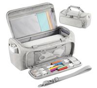 Fiorky Étui de transport pour machine de découpe intelligente Cricut Joy Xtra, étui de protection de voyage anti-rayures avec plusieurs poches pour accessoires Cricut, outils Cricut, gris, Pour Cricut