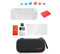 Fiorky Étui de Transport pour Nntendo Switch 2 avec écran de Verre de Protecteur de Protection Hard avec boîtier en Silicone et Capuchons de poignées
