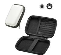Fiorky Étui de Transport Rigide pour Miyoo Mini Plus/Anbrnic RG35XX/R36S/R35S résistant aux Chocs avec 2 Capuchons de Joystick, Sac de Rangement Portable Ant-Rayures rétro pour Console de