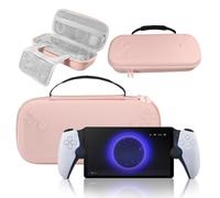 Fiorky Étui Portable pour Play-Station Portal Remote, Sac de Rangement en Cuir PU, étui de Protection de, résistant aux Chocs et aux Rayures, Sac de Transport an-ti Scratch