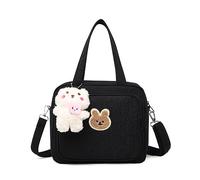 Fiorky Grand sac à langer fourre-tout pour bébé fille, sac de maternité avec pendentif, sac à langer portable, mignon, dessin animé, multifonction, maman, fourre-tout de voyage pour femme
