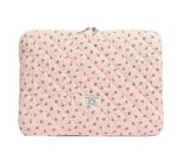 Fiorky Housse Ordinateur Portable à Fleurs - Étui Matelassé, Jolie Pochette de Protection 11/13/15