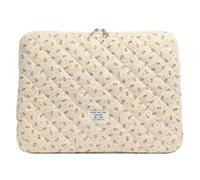 Fiorky Housse Ordinateur Portable Imprimée de Fleurs - Étui Matelassé et Jolie Pochette de Protection 11/13/15