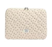 Fiorky Housse pour Ordinateur Portable Imprimée de Fleurs - Étui Matelassé et Jolie Pochette de Protection 11/13/15