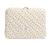 Fiorky Housse pour Ordinateur Portable Imprimée de Fleurs - Étui Matelassé et Jolie Pochette de Protection 11/13/15