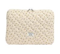 Fiorky Housse pour Ordinateur Portable Imprimée de Fleurs - Étui Matelassé et Jolie Pochette de Protection 11/13/15 Pouces
