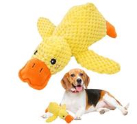 Fiorky Jouet à mâcher en Forme de Canard Durable pour Chiots | Jouet en Peluche pour Chien, Canard apaisant, avec Son de Charlatan, Jouet en Peluche pour Chien, Jouet à mâcher en Peluche