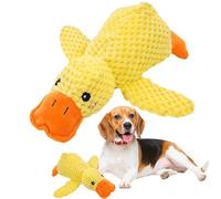 Fiorky Jouet à mâcher en Forme de Canard Durable pour Chiots | Jouet en Peluche pour Chien, Canard apaisant, avec Son de Charlatan, Jouet en Peluche pour Chien, Jouet à mâcher en Peluche