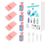 Fiorky Kit de plateau de boîte de tiroir d'art de peinture de diamant 5D avec des forets de peinture de diamant entonnoir conteneurs de stockage de peinture de diamant plateaux accessoires
