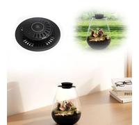 Fiorky Lampe de culture LED, fougère mousse micro-paysage avec minuterie, lampe de croissance de plantes, 6 500 K, terrarium en verre, lampe de culture pour plantes d'intérieur, plantes