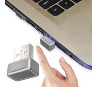 Fiorky Lecteur d'empreintes digitales USB pour Windows 11/10 Hello,Mini clé de sécurité biométrique Dongle Windows Hello Anti-Spoofing Clé de sécurité à Correspondance Rapide 360° Touch pour