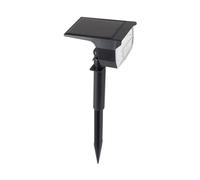 Fiorky LED Spots Solaires Extérieurs IP65 Étanche Paysage Projecteurs Lumières de Sécurité Réglables Marche/Arrêt Automatique pour Passerelle Cour Jardin Allée (lumière colorée)