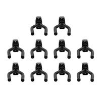 Fiorky Lot de 10 supports muraux pour guitare acoustique,support mural avec vis pour instruments de basse, accessoires de guitare, convient à toutes les tailles de guitares,basses,mandolines