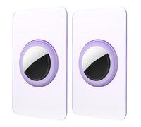 Fiorky Lot de 2 Supports de Portefeuille pour Airtag, étui Ultra Fin pour Cartes Aple Airtag, Housse de Protection Anti-Perte de Cartes, étui pour Sac à Main,Sac à Dos,Portefeuille,Pochette
