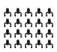 Fiorky Lot de 20 supports muraux pour guitare acoustique,support mural avec vis pour instruments de basse, accessoires de guitare, convient à toutes les tailles de guitares,basses,mandolines
