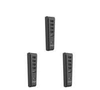 Fiorky Lot de 3 hubs USB pour PS5 Slim, Extension de hub USB, connecteur répartiteur avec 4 Ports USB 2.0 + 1 Port de Charge USB + 1 Port de Type C pour Console de Jeu PS5 Slim Digital Disc