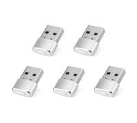 Fiorky Lot de 5 Souris Jiggler indétectables USB avec Bouton de Commutation, Mini Souris Jiggler Plug and Play maintient Le Voyant éveillé pour Ordinateur Portable, Bureau,Garde l'ordinateur