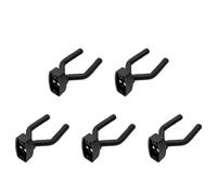 Fiorky Lot de 5 supports muraux pour guitare acoustique, support mural avec vis pour instruments de basse, accessoires de guitare, convient à toutes les tailles de guitares,basses,mandolines